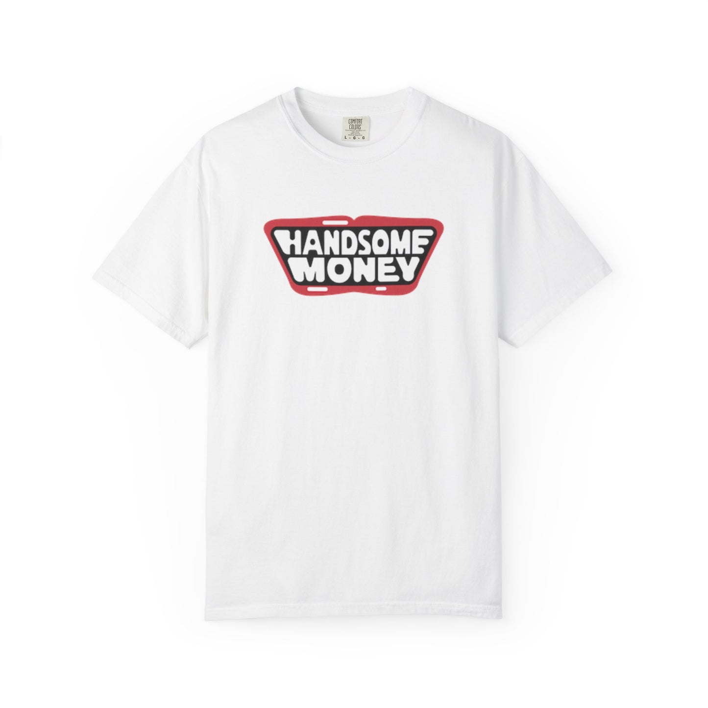 Garment-Dyed T-shirt Handsome Money Music Logo Tee