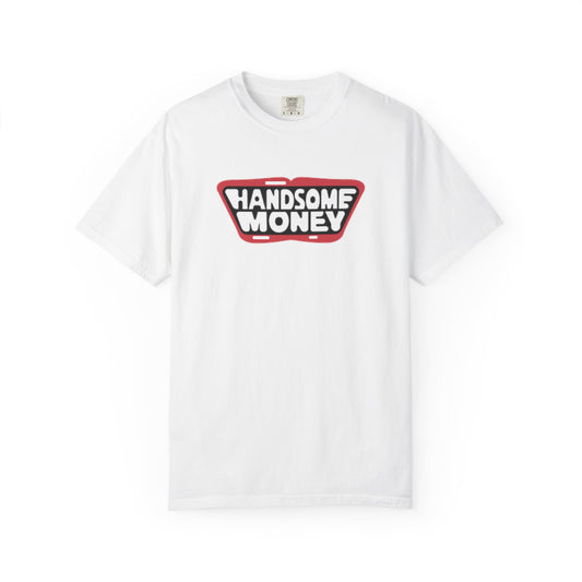 Garment-Dyed T-shirt Handsome Money Music Logo Tee